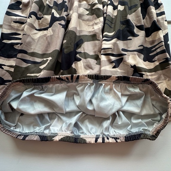 Camo print strapless top elastic top and bottom women’s 2X - Picture 5 of 11
